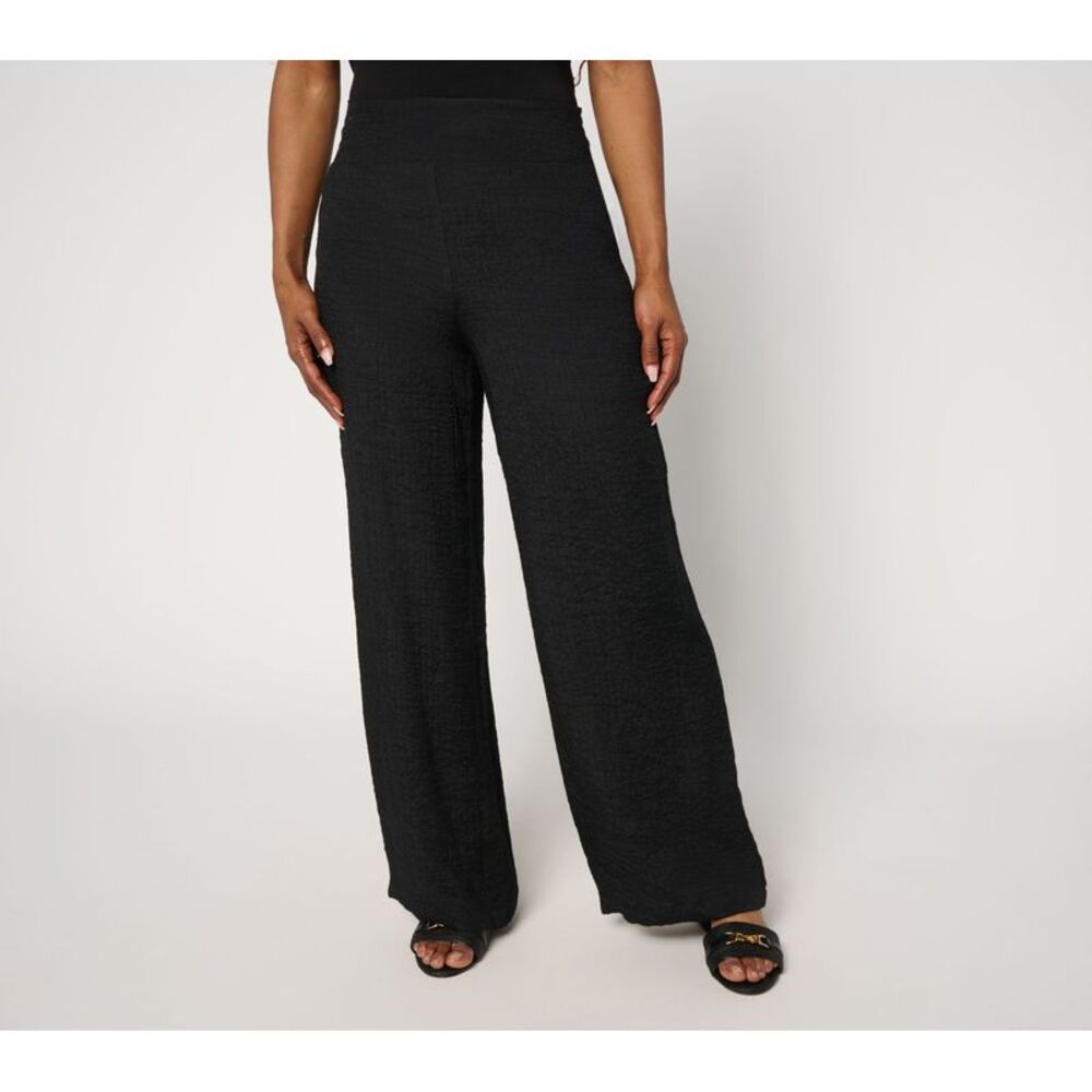 nicole by Nicole Miller Women's Petite Pants PS Pull-On Sally Black A691690
